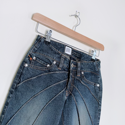 nwt deadstock parasuco low-rise sun ray jeans