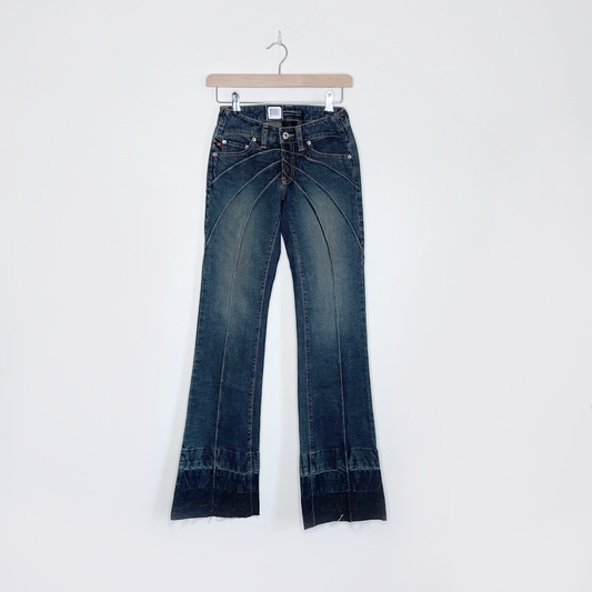 nwt deadstock parasuco low-rise sun ray jeans