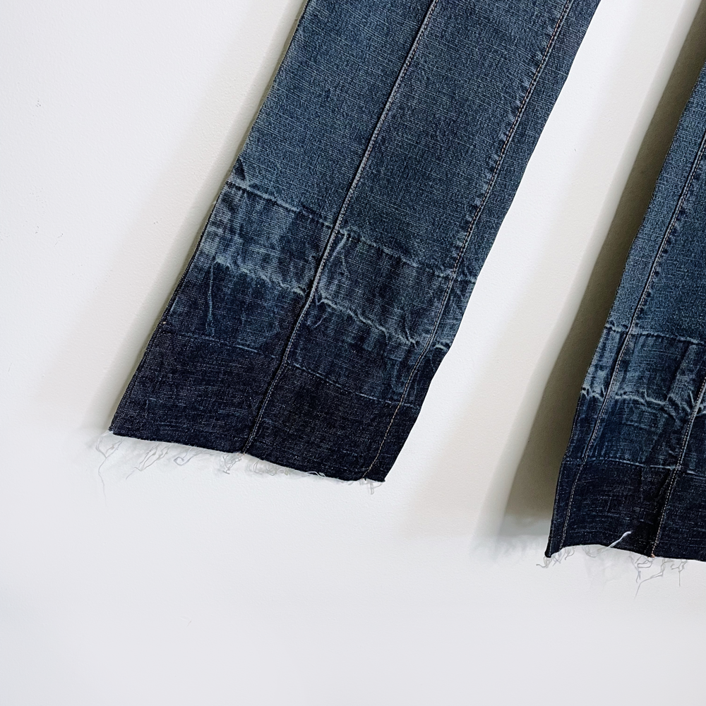 nwt deadstock parasuco low-rise sun ray jeans