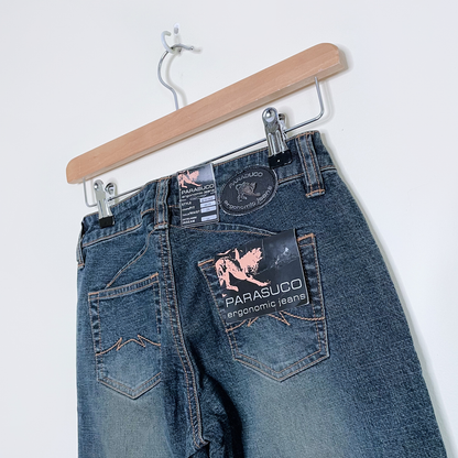 nwt deadstock parasuco low-rise sun ray jeans