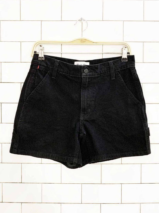 sun - deh carpenter denim shorts | aritzia - good market thrift store