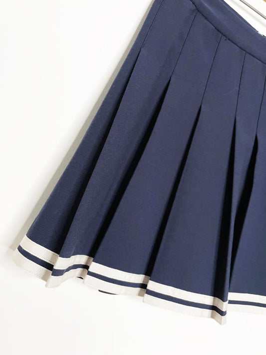 sun-deh olive pleated tennis micro mini skirt | aritzia - good market thrift store