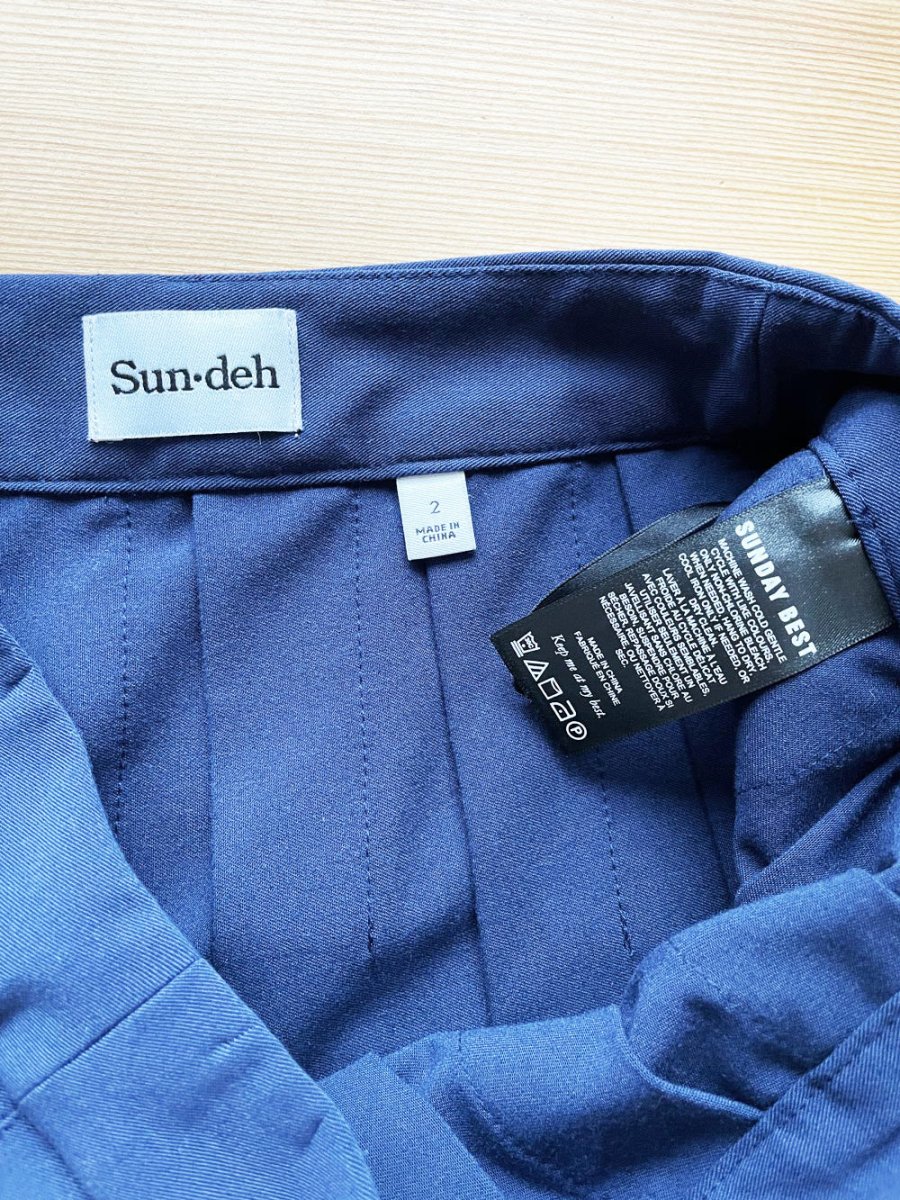 sun-deh olive pleated tennis micro mini skirt | aritzia - good market thrift store