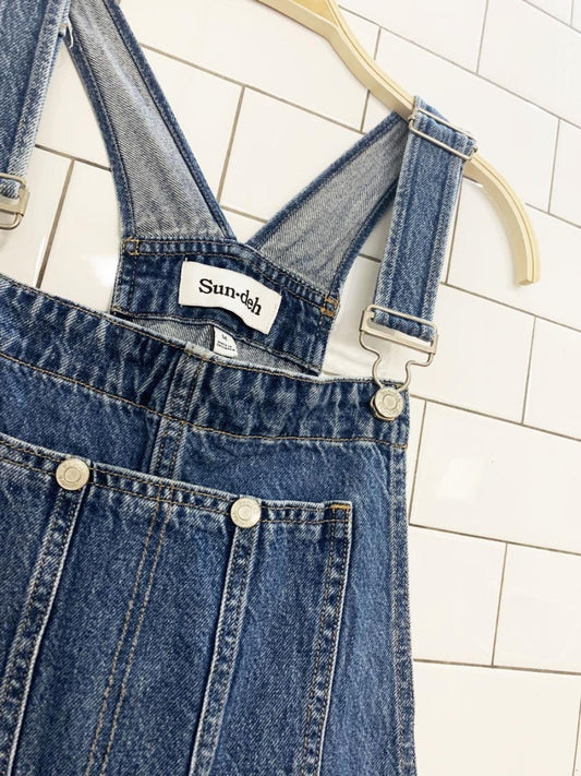 sund - eh baggy denim overalls | aritzia - good market thrift store