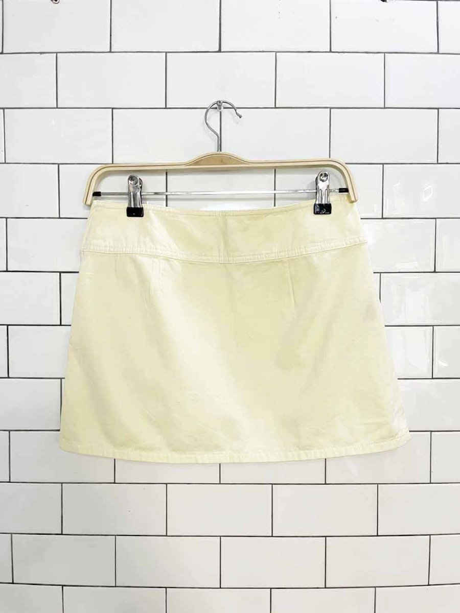 sund-eh organic cotton pleated mini skirt | aritzia - good market thrift store