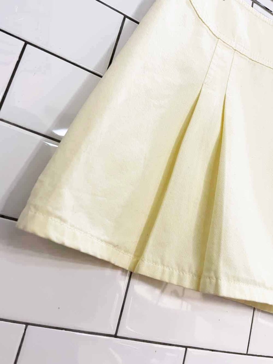 sund-eh organic cotton pleated mini skirt | aritzia - good market thrift store