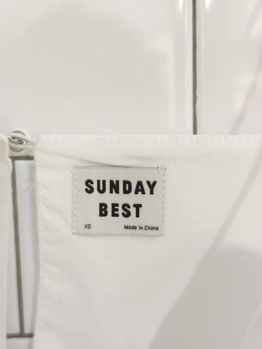 sunday best linen - blend babydoll tiered mini dress | aritzia - good market thrift store