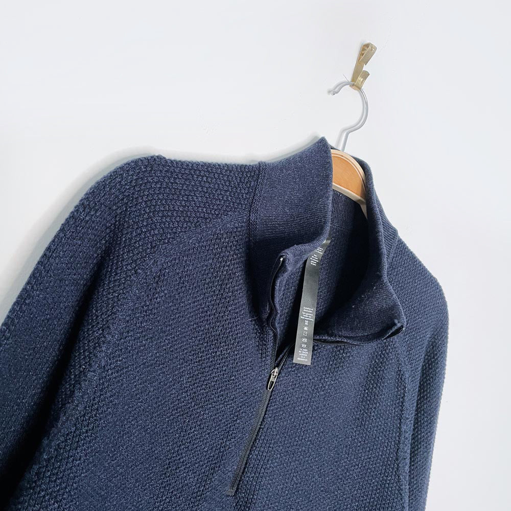 lululemom 2023 textured knit 1/2 zip sweater