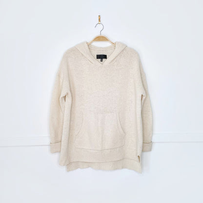 nili lotan oversized wool-silk knit summer hoodie