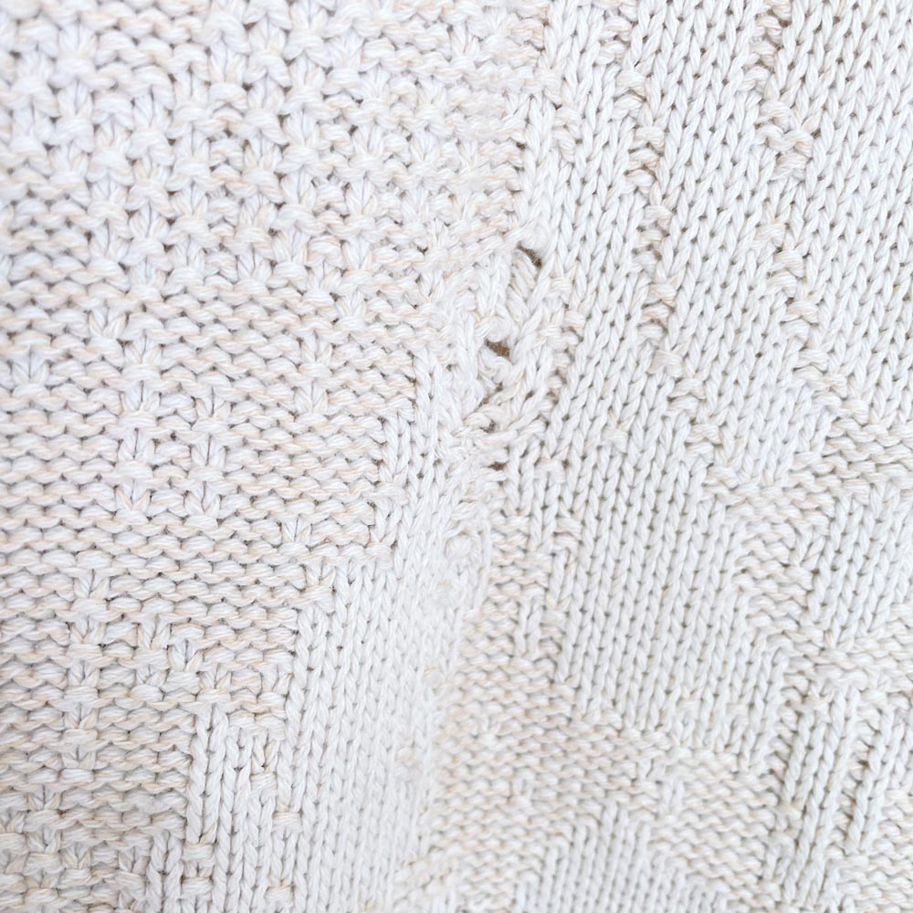 vintage parkhurst minimal horse knit cotton sweater