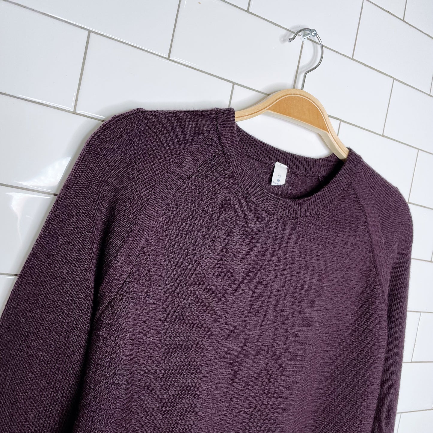 lululemon 2017 simply wool sweater - size 12