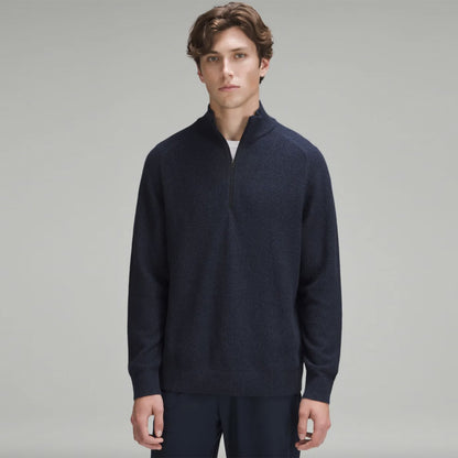 lululemom 2023 textured knit 1/2 zip sweater