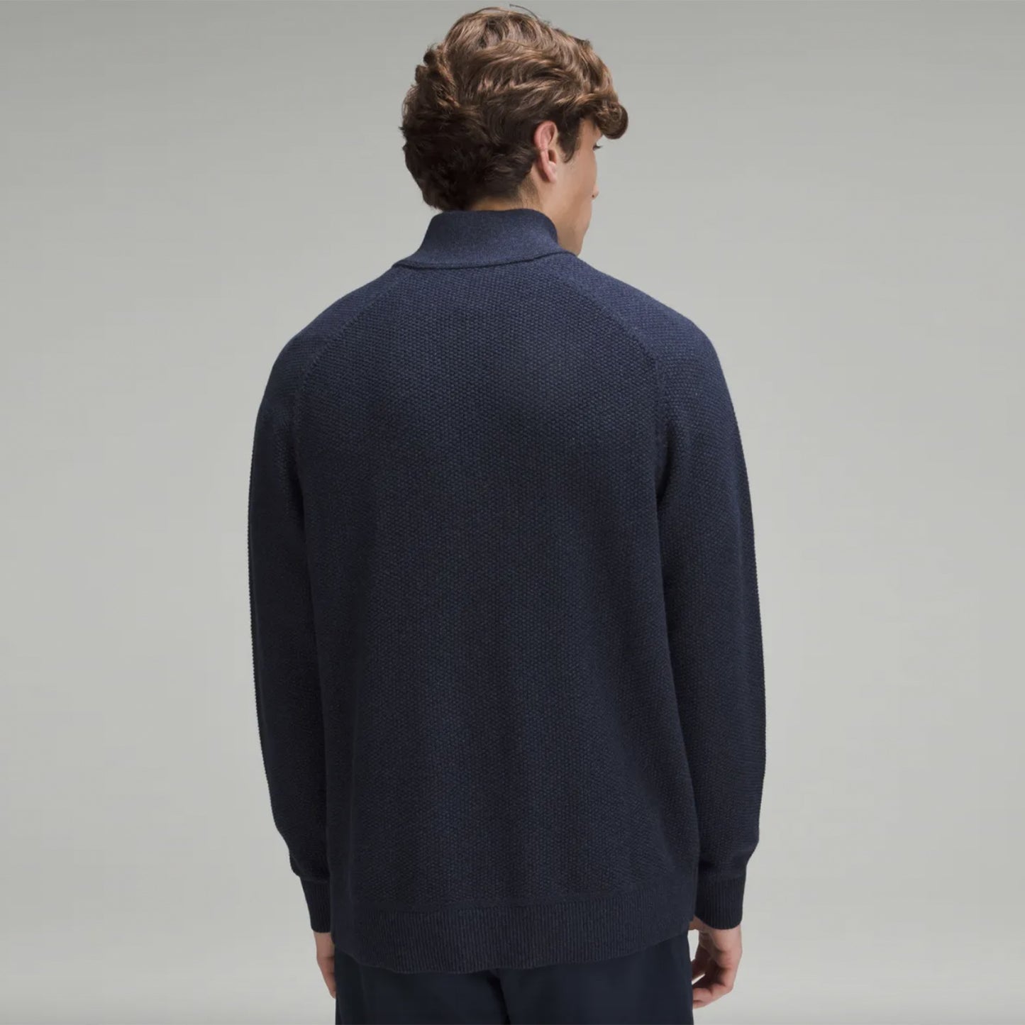 lululemom 2023 textured knit 1/2 zip sweater