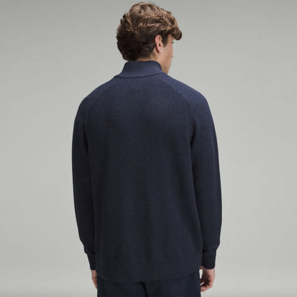 lululemom 2023 textured knit 1/2 zip sweater