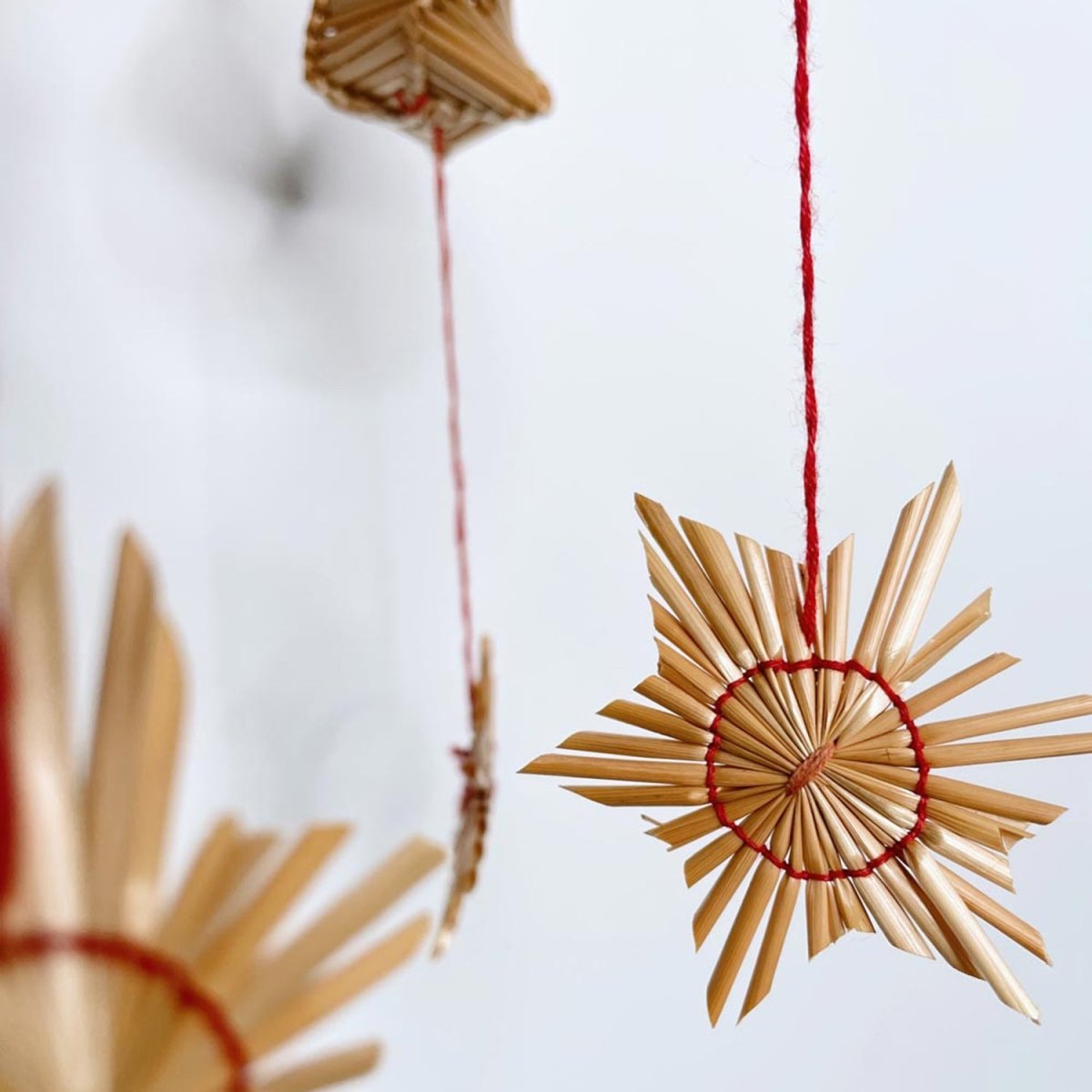 swedish scandinav straw holiday decor - good market thrift store