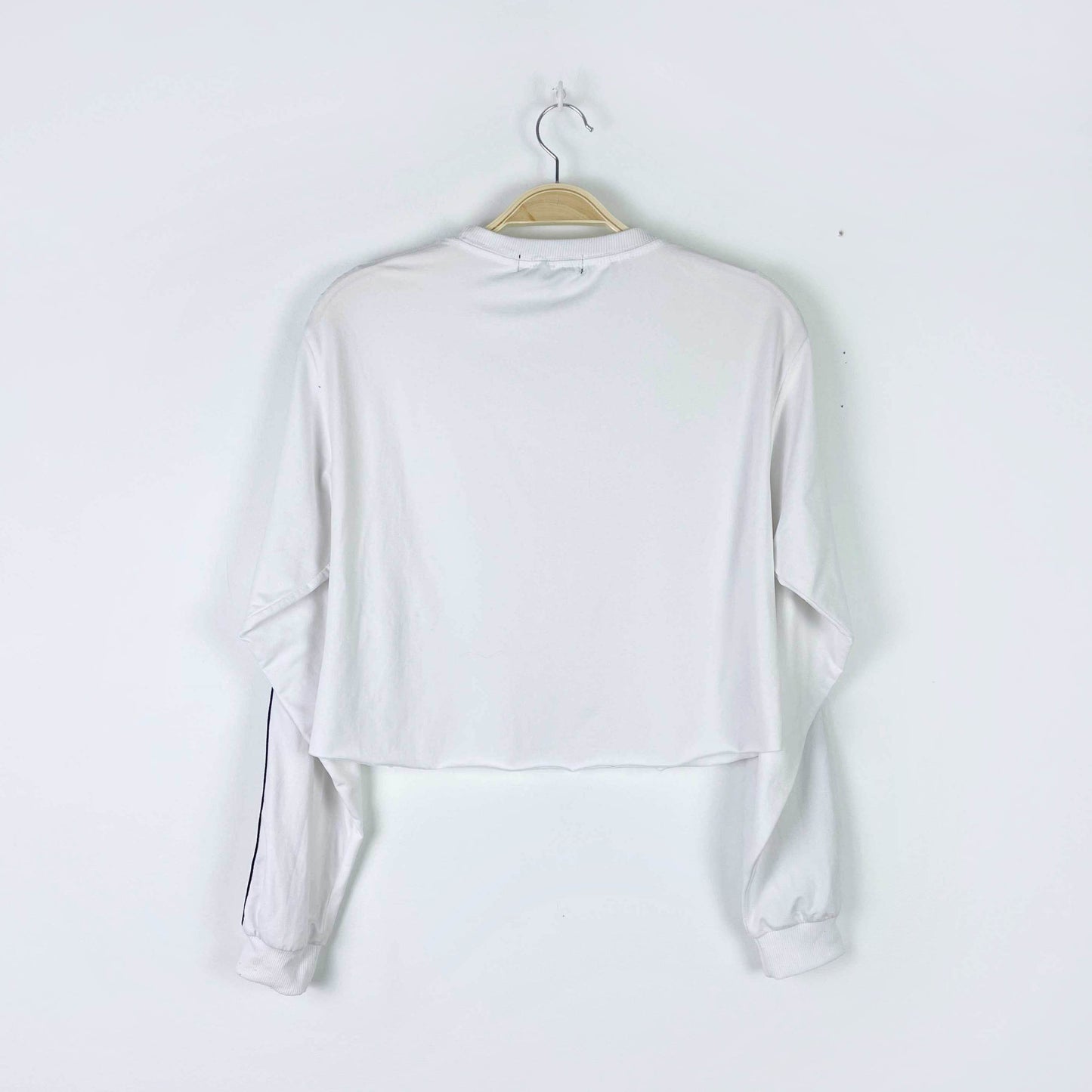 sws active rainbow stripe cropped long sleeve