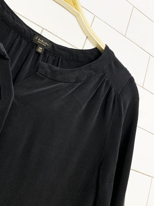 t babaton 100% silk full button shirt | aritzia - good market thrift store