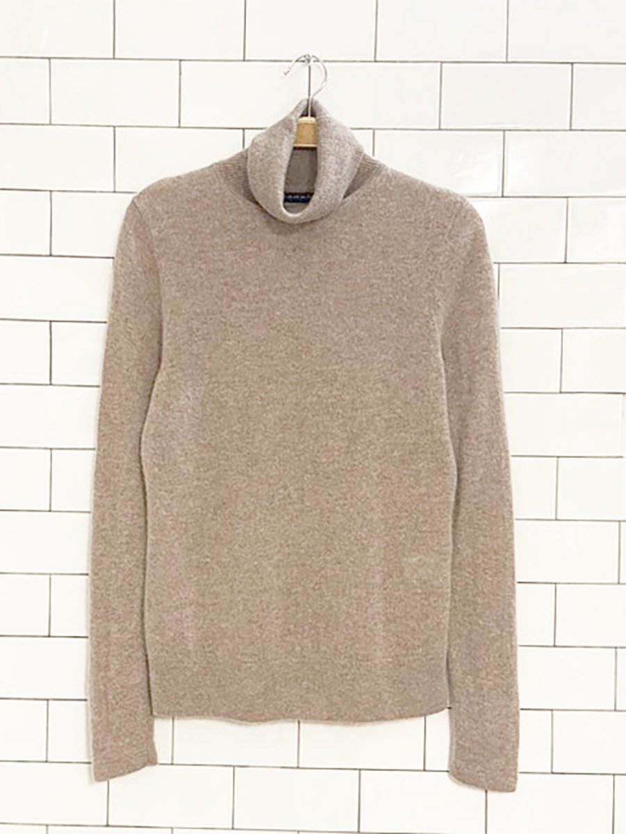 tahari 100% cashmere turtleneck knit sweater - good market thrift store
