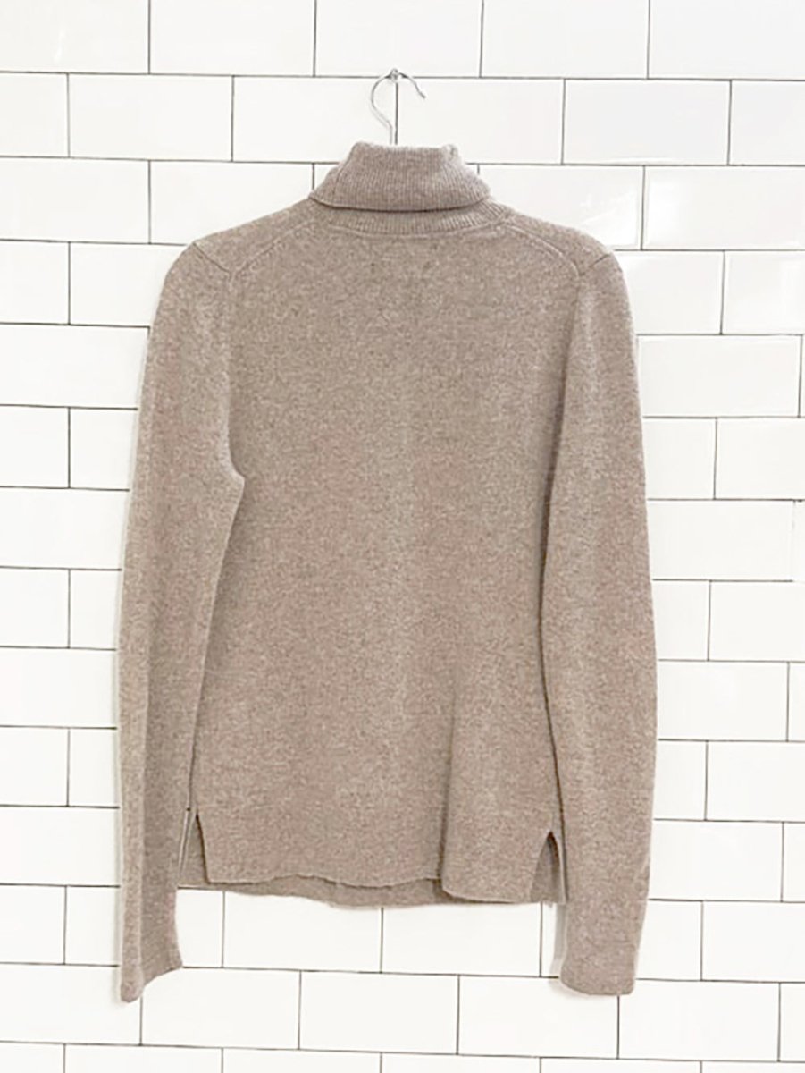 tahari 100% cashmere turtleneck knit sweater - good market thrift store