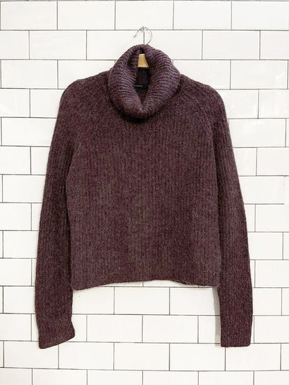 talula wool - mohair turtleneck knit sweater | aritzia - good market thrift store