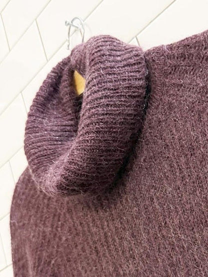 talula wool - mohair turtleneck knit sweater | aritzia - good market thrift store