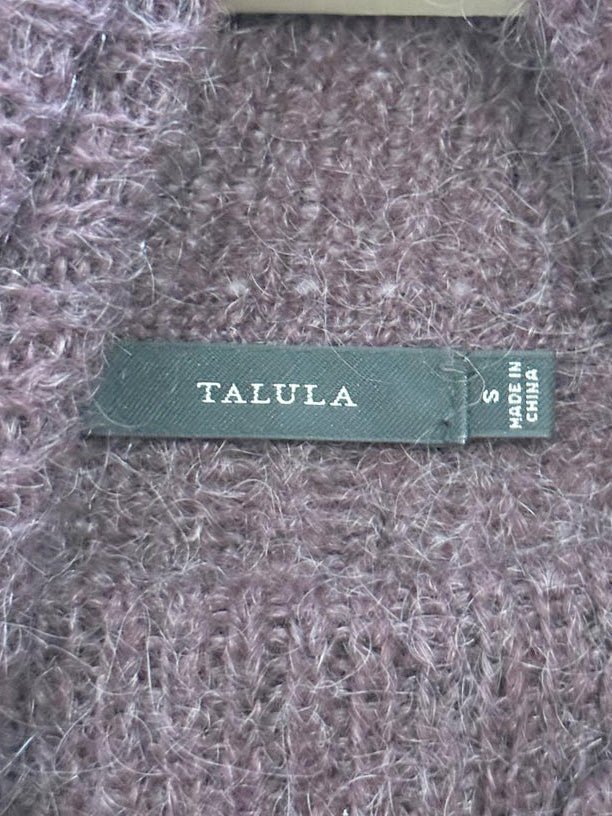talula wool - mohair turtleneck knit sweater | aritzia - good market thrift store