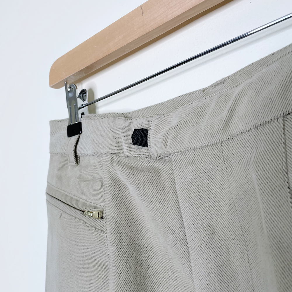 nwt deadstock parasuco rebel-i tan midi skater skirt - size 10