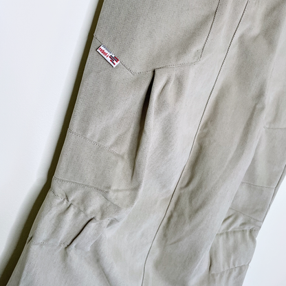 nwt deadstock parasuco rebel-i tan midi skater skirt - size 10