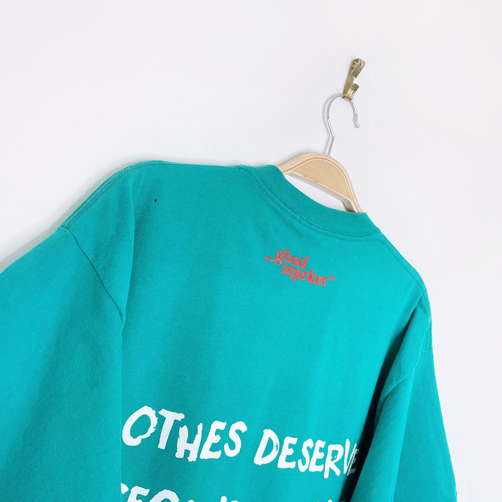 vintage 90s tt&co x earth activist pocket tee