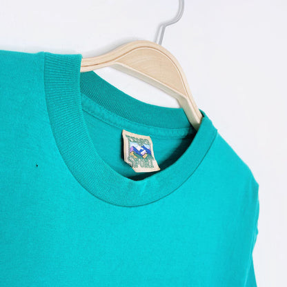 vintage 90s tt&co x earth activist pocket tee