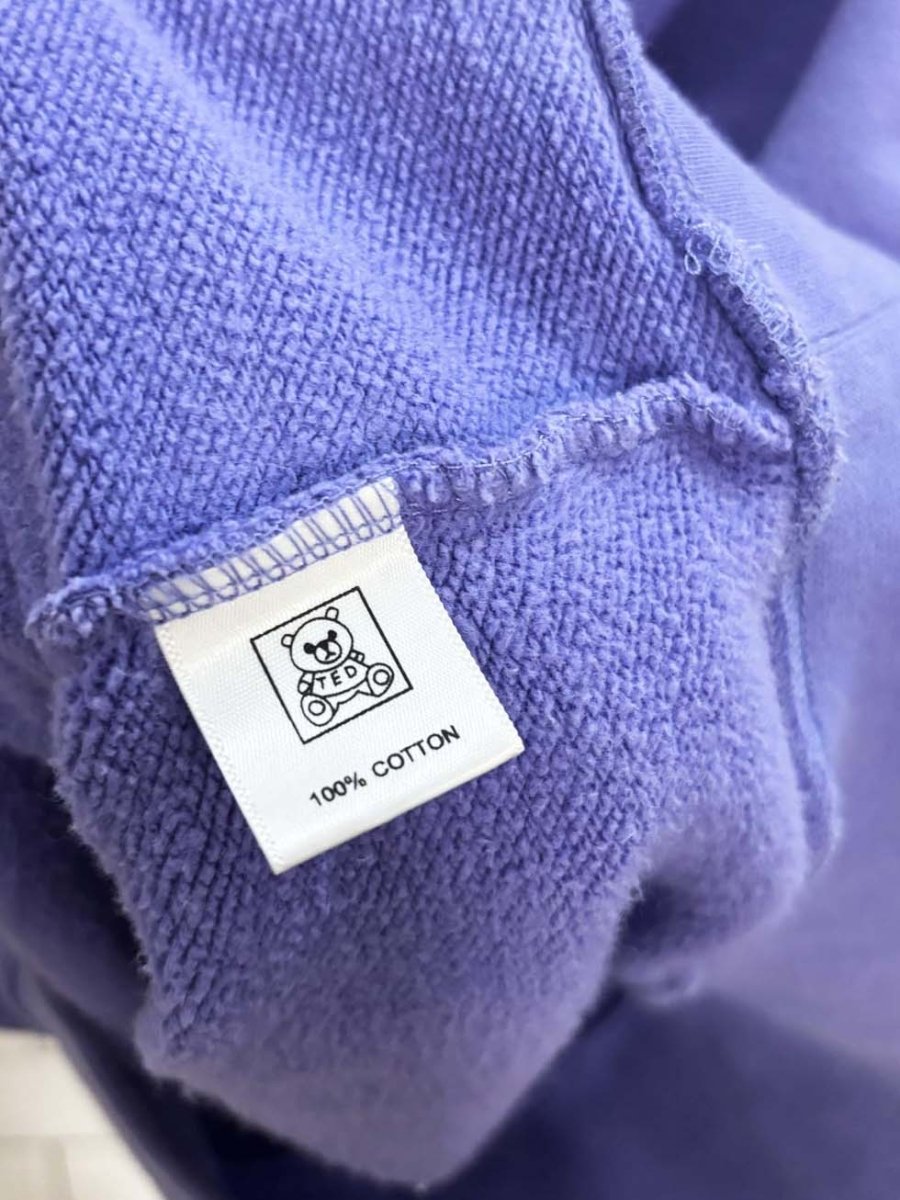 teddy fresh pastel color block hoodie sweatshirt - good market thrift store