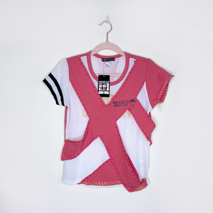 nwt deadstock parasuco denim cult mesh tee