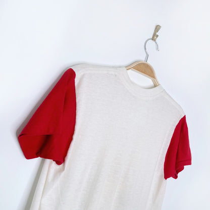 vintage 80s santa t-shirt dress