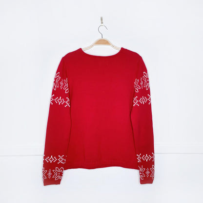 vintage liz claiborne holiday scottish terrier knit