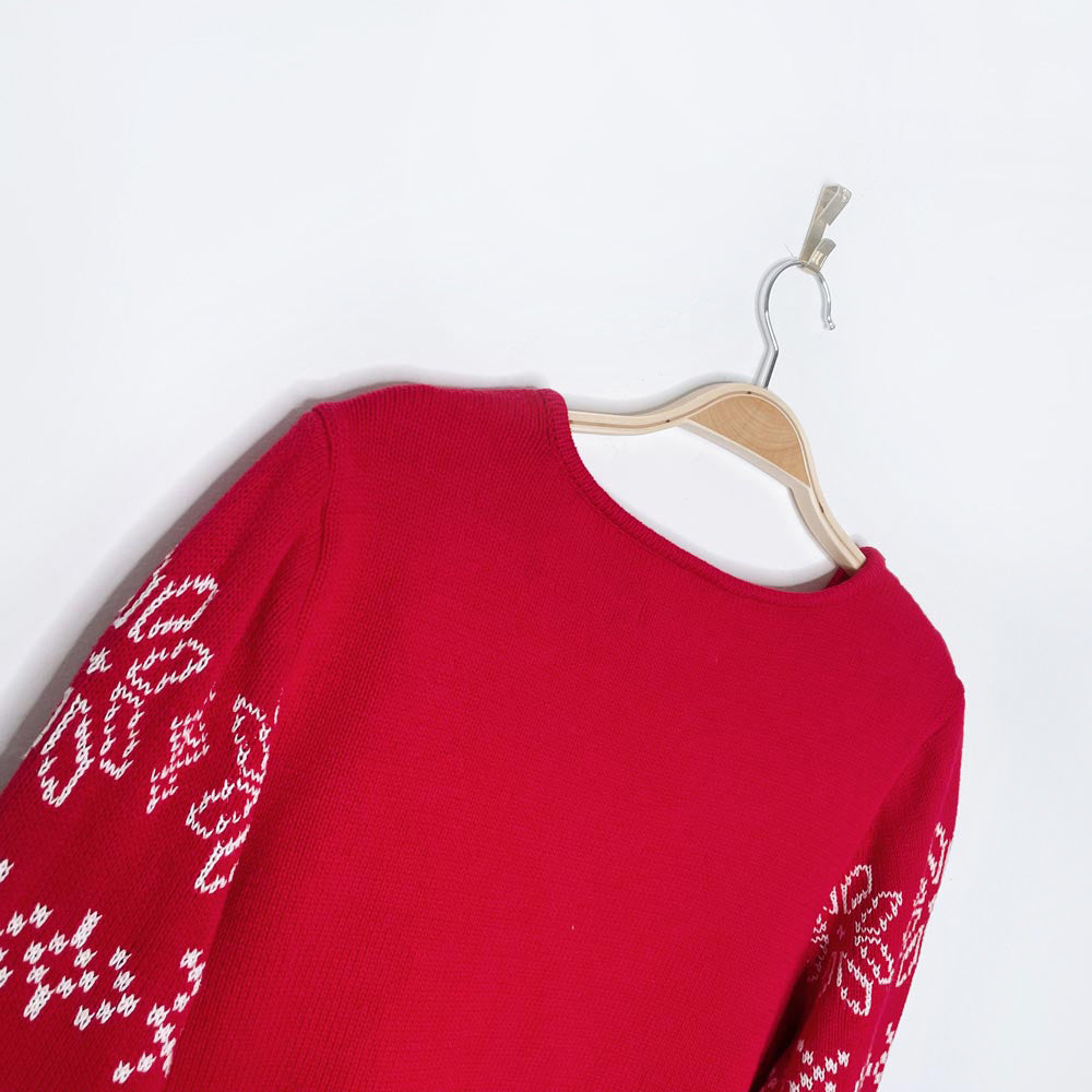 vintage liz claiborne holiday scottish terrier knit