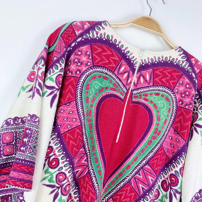 vintage 60's limited edition seashells miami terry cabana dress