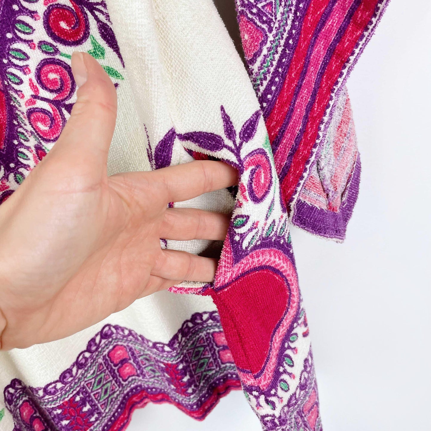 vintage 60's limited edition seashells miami terry cabana dress