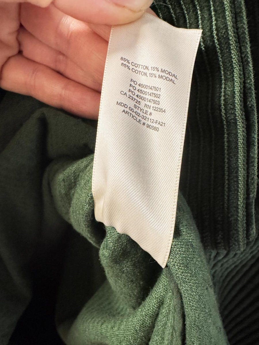 the group babaton graydon chunky cord full button shirt jacket | aritzia - good market thrift store