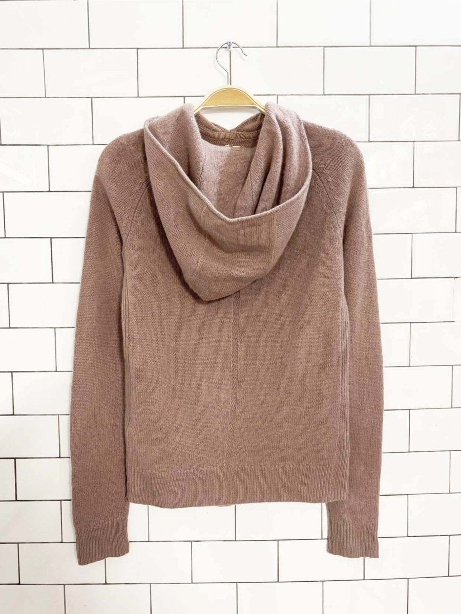 the group babaton luxe 100% cashmere knit hoodie | aritzia - good market thrift store