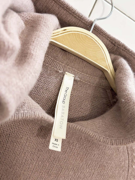 the group babaton luxe 100% cashmere knit hoodie | aritzia - good market thrift store
