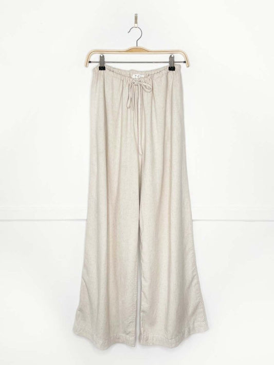 the native one linen - blend wide leg pants - good market thrift store