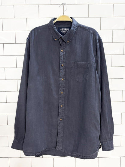 the new envy 100% linen button down shirt - good market thrift store