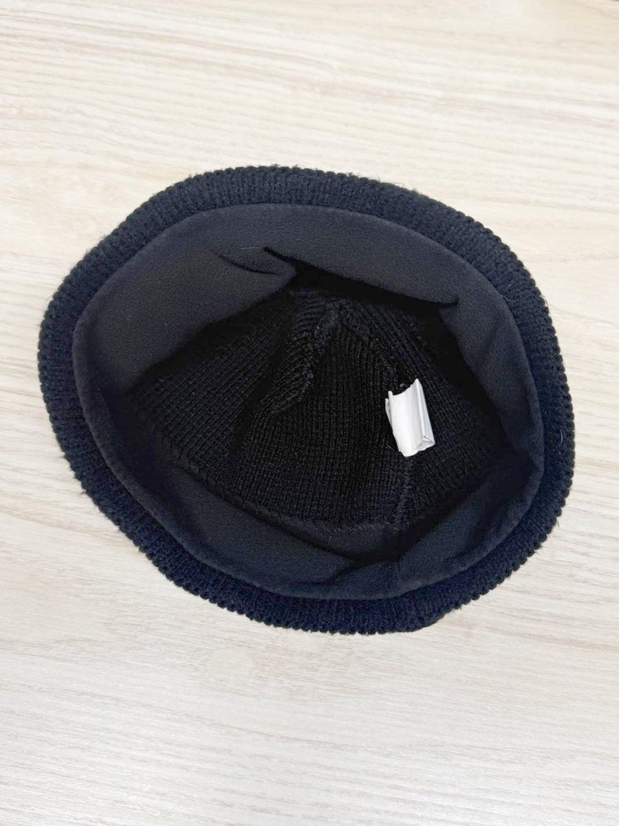 the north face fleece lined knit beanie - good market thrift store