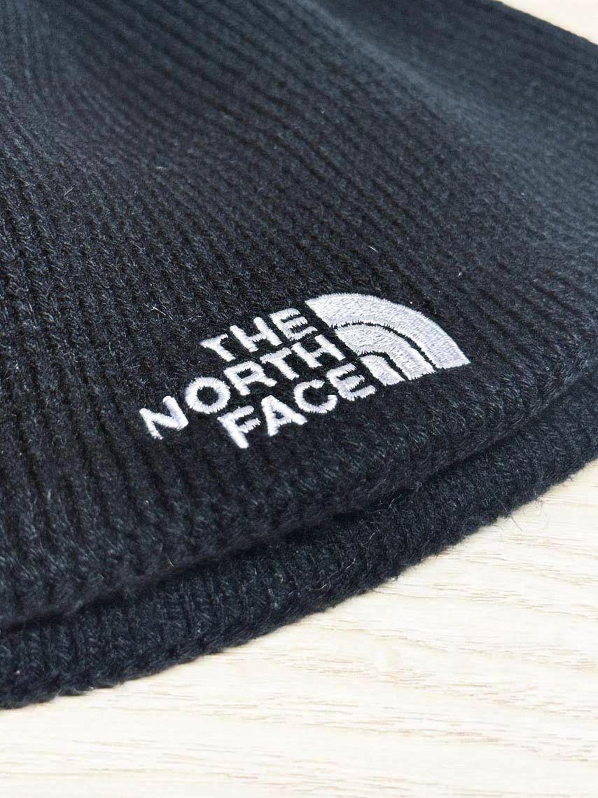 the north face fleece lined knit beanie - good market thrift store