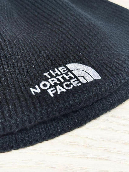 the north face fleece lined knit beanie - good market thrift store