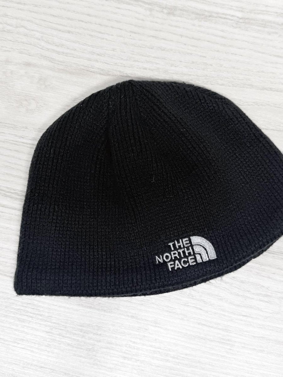 the north face fleece lined knit beanie - good market thrift store