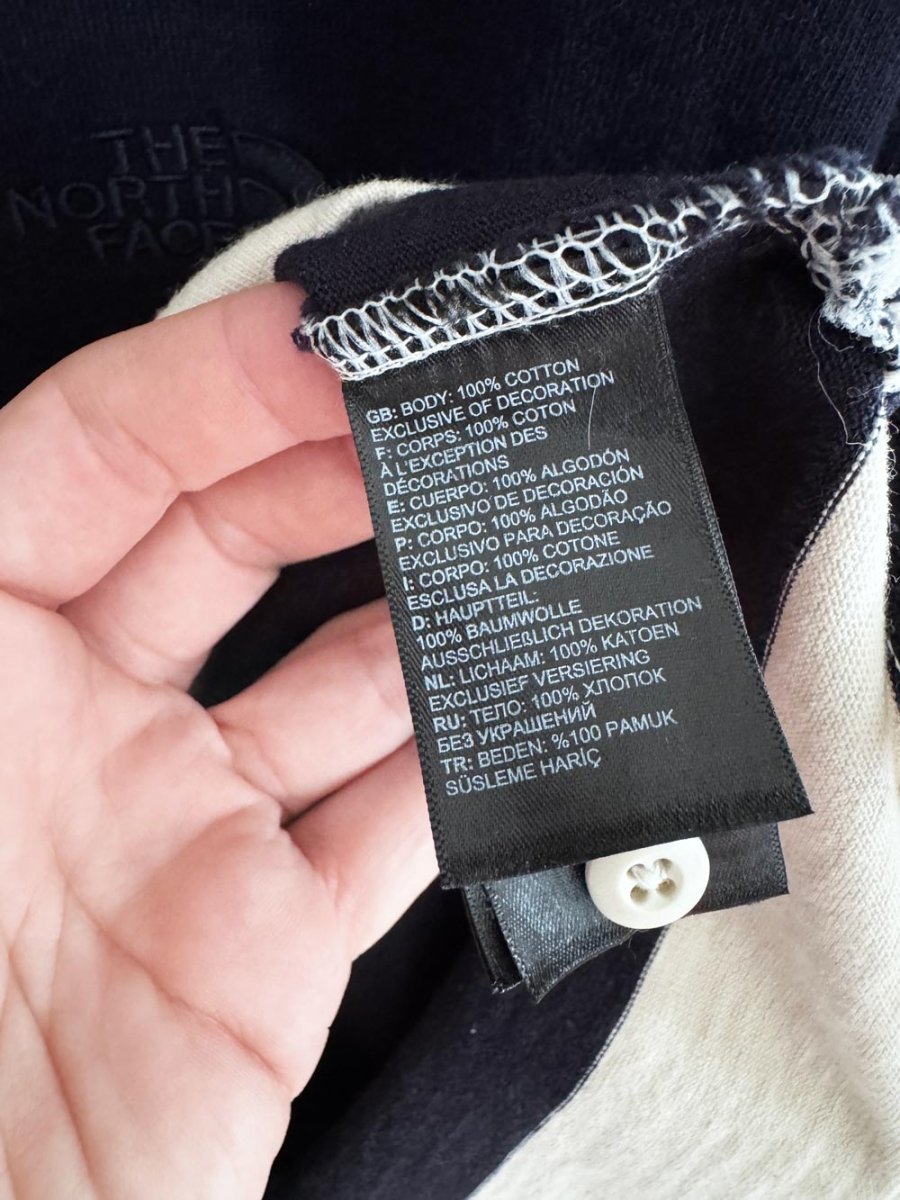 the north face rugby striped long sleeve shirt - good market thrift store