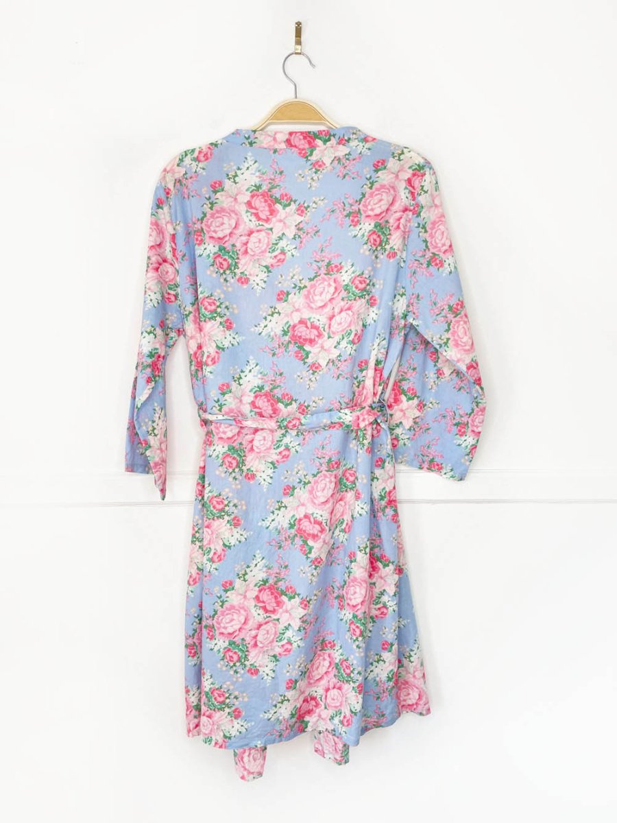 the paisley box rose floral cotton robe | made in India - good market thrift store