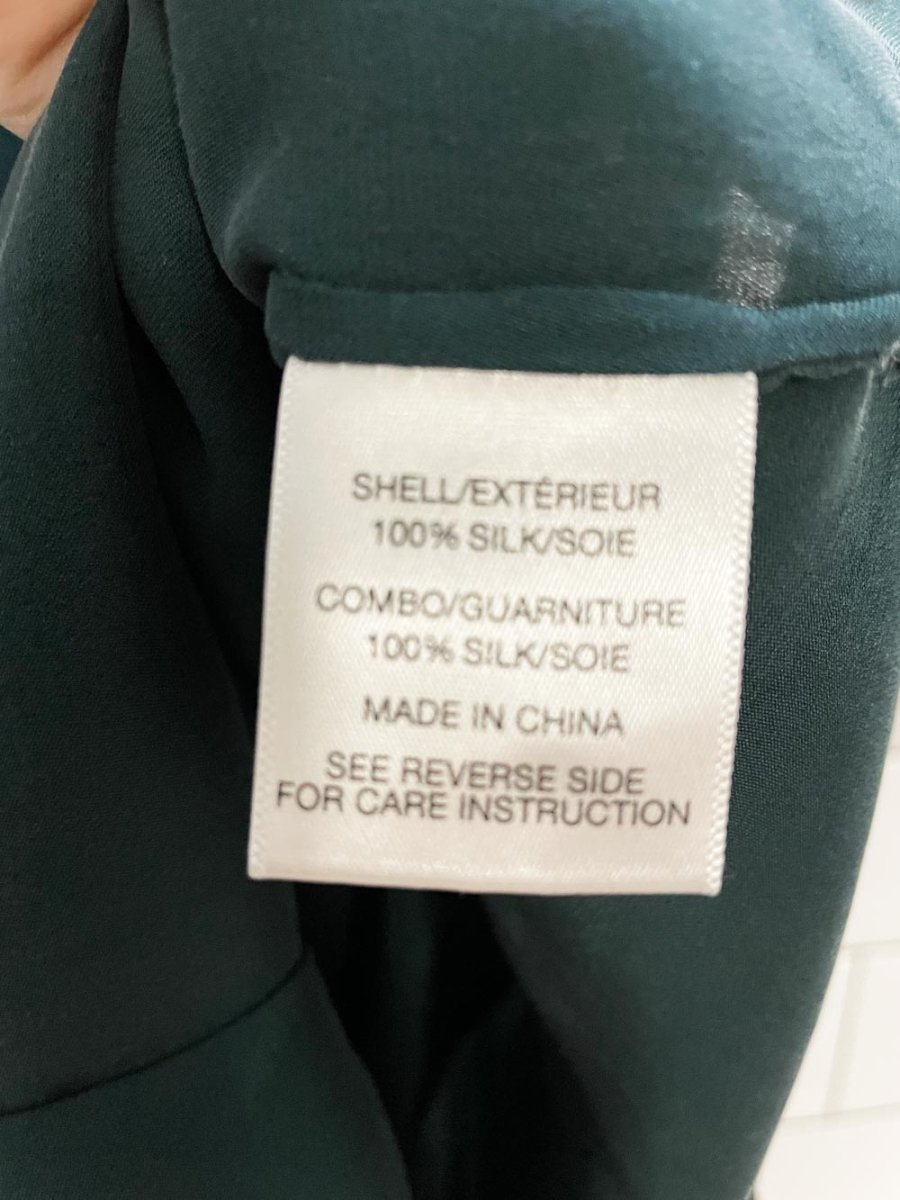 theyskens theory 100% silk pleated sleeveless blouse - good market thrift store