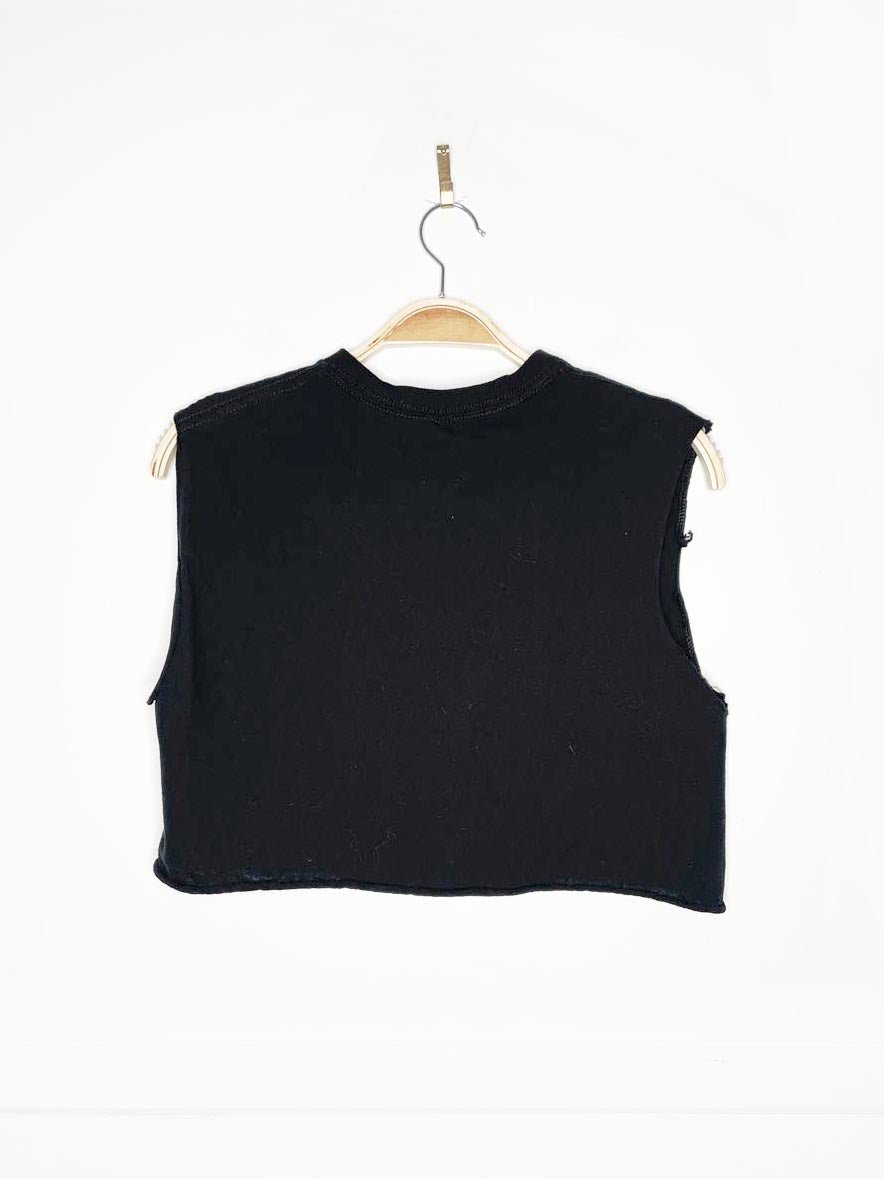 third eye blind cropped sleeveless tee | rework - good market thrift store